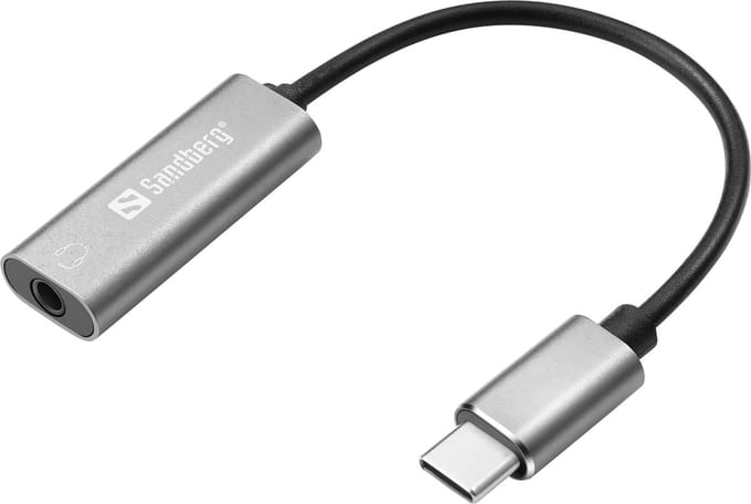 Sandberg USB-C Aan headphone jack AV / multimedia paneel