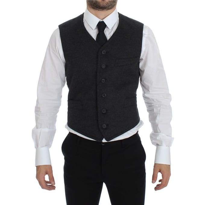 Wollen Vest Klassieke Stijl