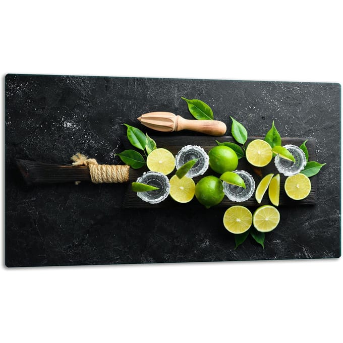 TMK ArtDeko - Snijplank - Glas - 52x30 cm - Kleurrijk ontwerp