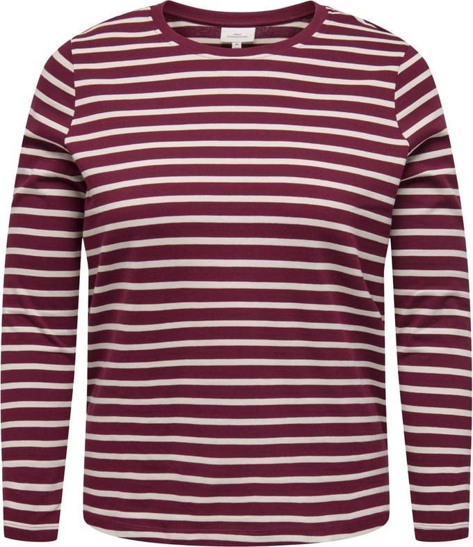 ONLY CARMAKOMA - CARNEW SOPH LIFE LS STRIPE TOP JRS - Meisjes - Blouses