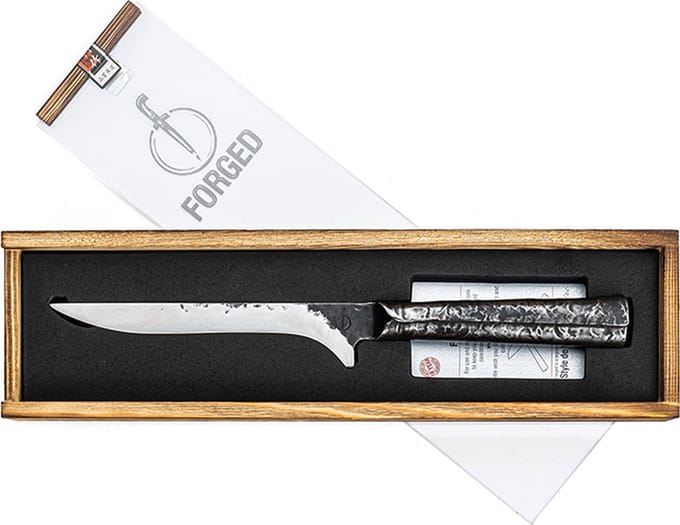Forged Brute Uitbeenmes - 16cm - in geschenkverpakking