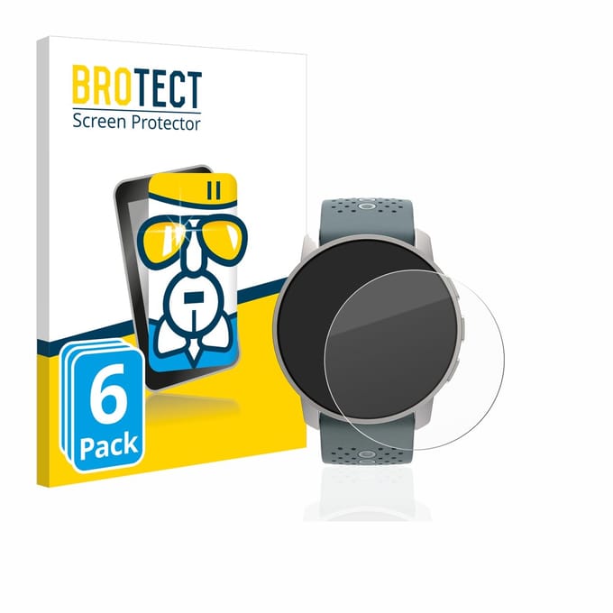 Screenprotector 6 Stuks voor Suunto 9 Peak Beschermglas transparant