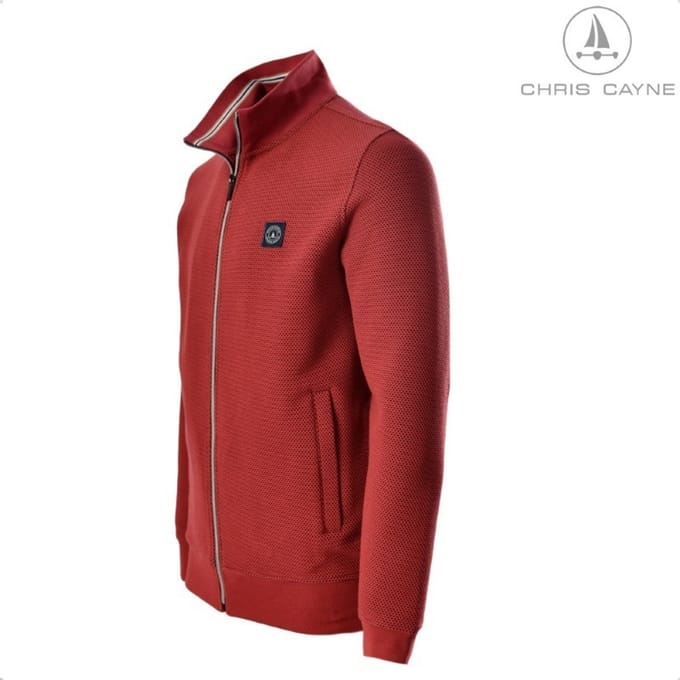 Vest 3253 rood Chris Cayne - maat M