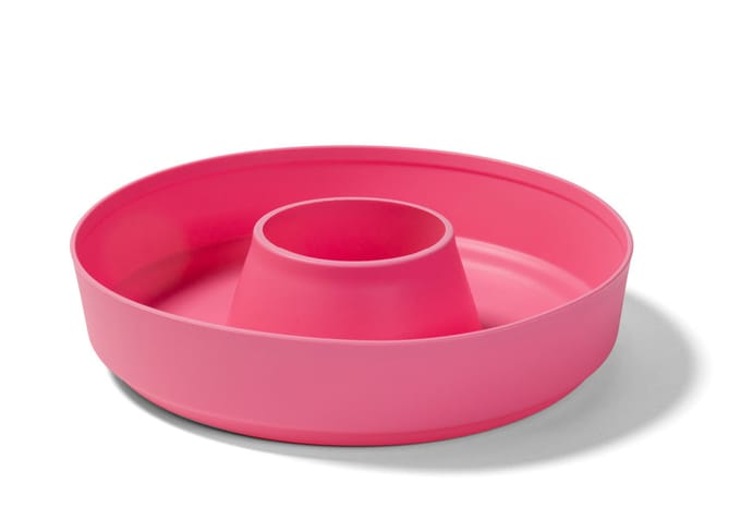 Omnia Silicone Bakvorm voor Camping Oven roze