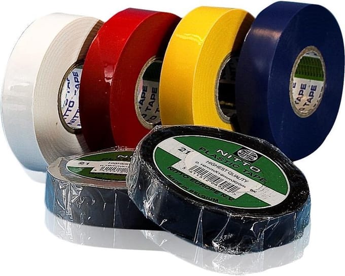 Isolatieband 120021 50mm 10M Pvc Rood