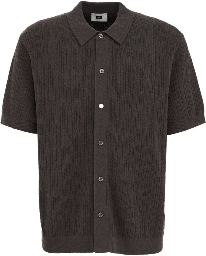 WE Fashion Heren regular fit polo met structuur