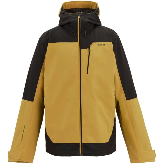Regatta Heren Highton IV Stretch Waterdichte Jas (Hout Bruin/Zwart)