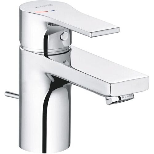 Kludi ZENTA SL single-lever basin mixer 7.5 cm, with pop-up waste, ECO PLUS 482630565