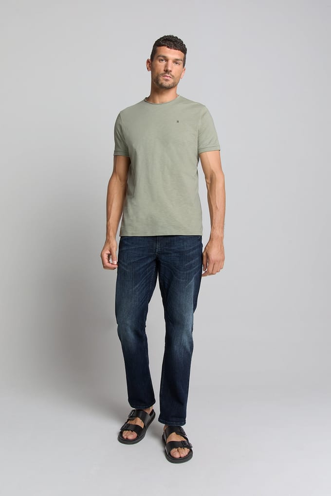 No Excess T-Shirt Crewneck Slub Smoke  2XL