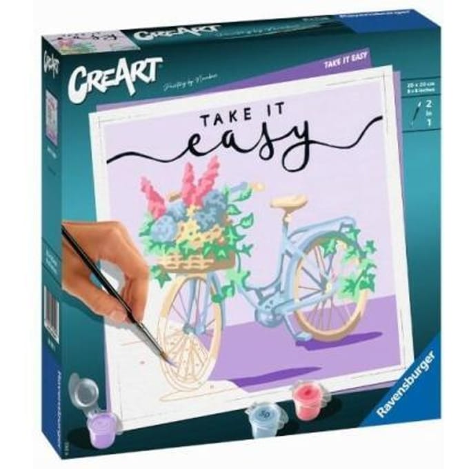 Ravensburger CreArt Take It Easy - Schilderen op nummer voor volwassenen - Hobbypakket