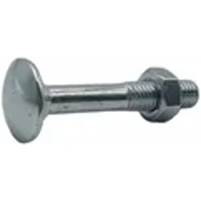 Sencys Slotbout Met Moer M8x50mm Per 10 Gegalvaniseerd