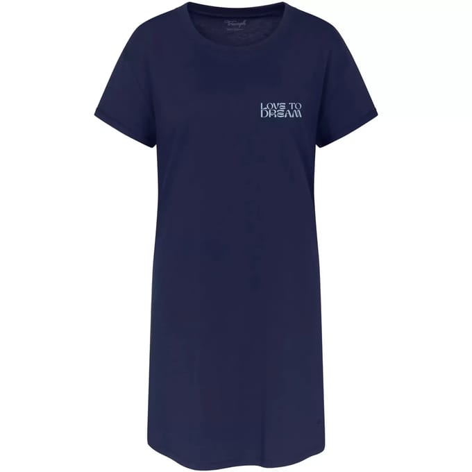 Triumph Nightdresses NDK X Dames Nachthemd - Blauw - Maat 48