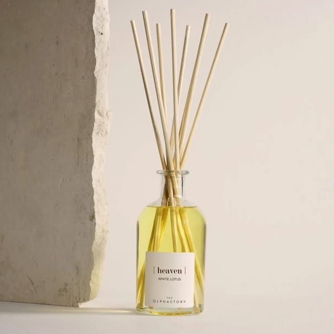 The Olphactory - 100 ml - Luxe Geurstokjes - Diffuser #heaven - tropisch white lotus