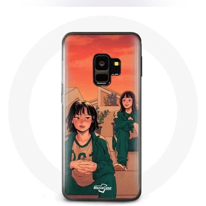 Coque pour Samsung S9 plus Squid Game Kang Sae Byeok Numéro 067 Et Ji Yeong Numéro 240