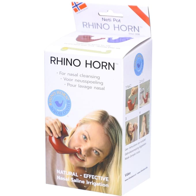 Rhino Horn Neusspoeler Rood – Neusdouche voor neusspoeling