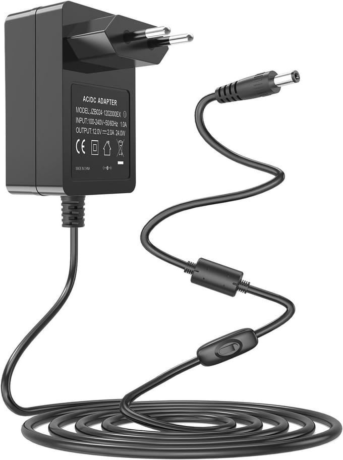 AC stroomadapter 12V voor externe harde schijven