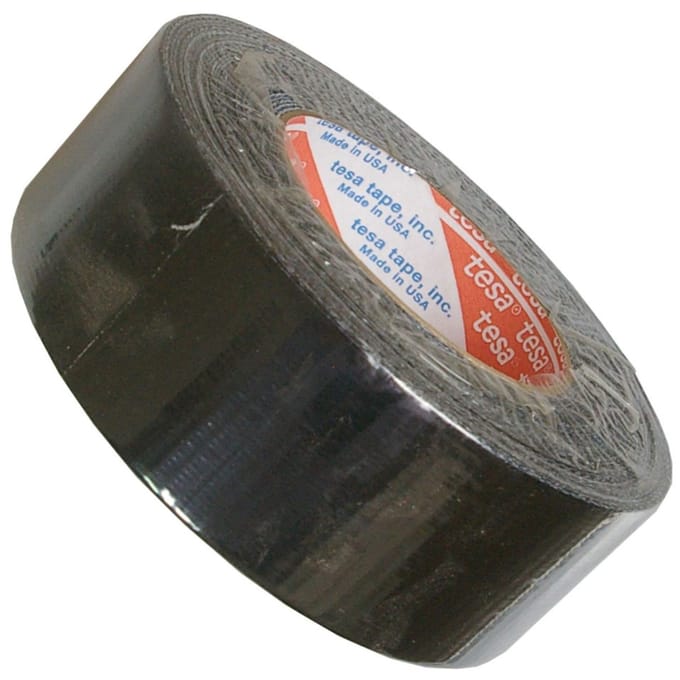 Tesa 04613 Ducttape - Algemeen - Zwart - 48mm x 50m