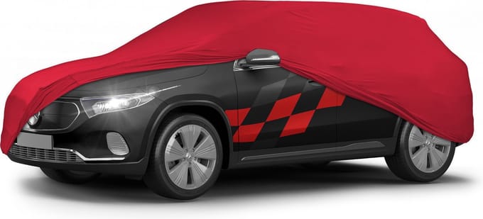 Walser Overtrek Indoor Stretch Plus Maat 8 SUV/VAN rood