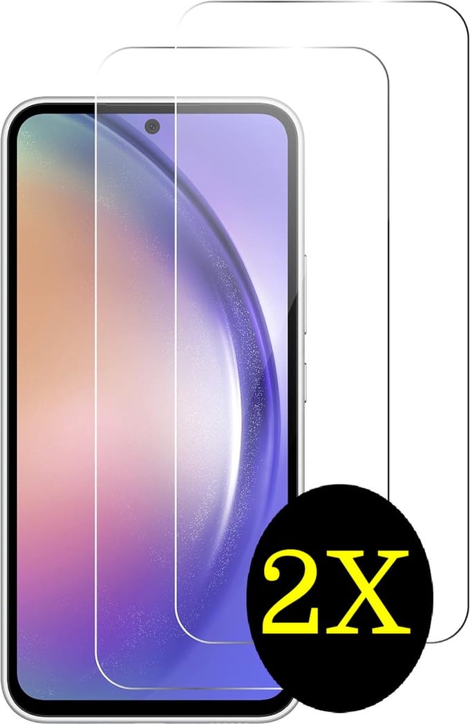 A54 screenprotector geschikt voor samsung Galaxy 2 stuks - premium kwaliteit tempered glass - Geschikt voor Galaxy A54 Samsung