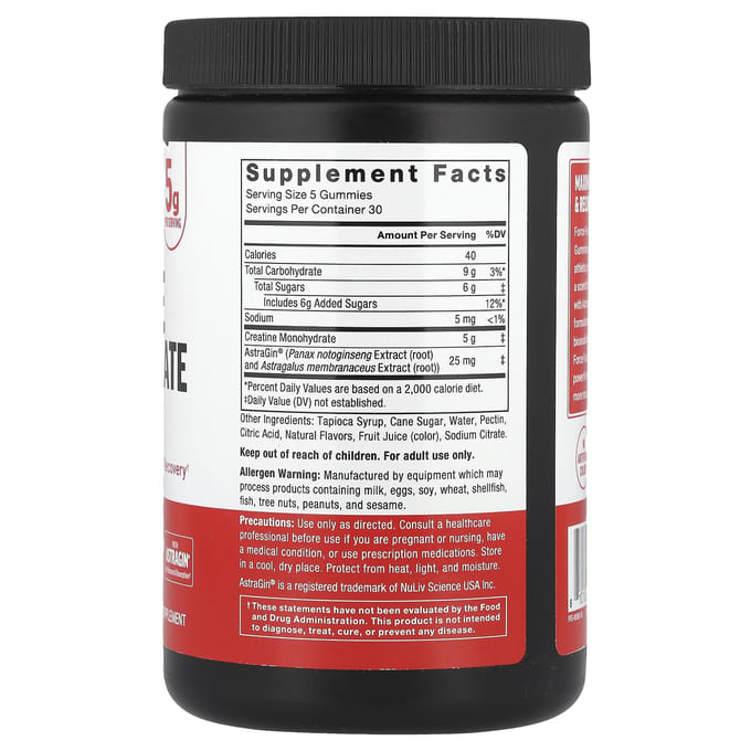 Creatine Monohydraat Gummies, Gemengde Bes, 150 Gummies