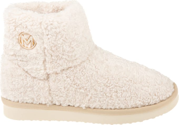 Mexx House Shoes Bobby Teddy Off White - Maat 42