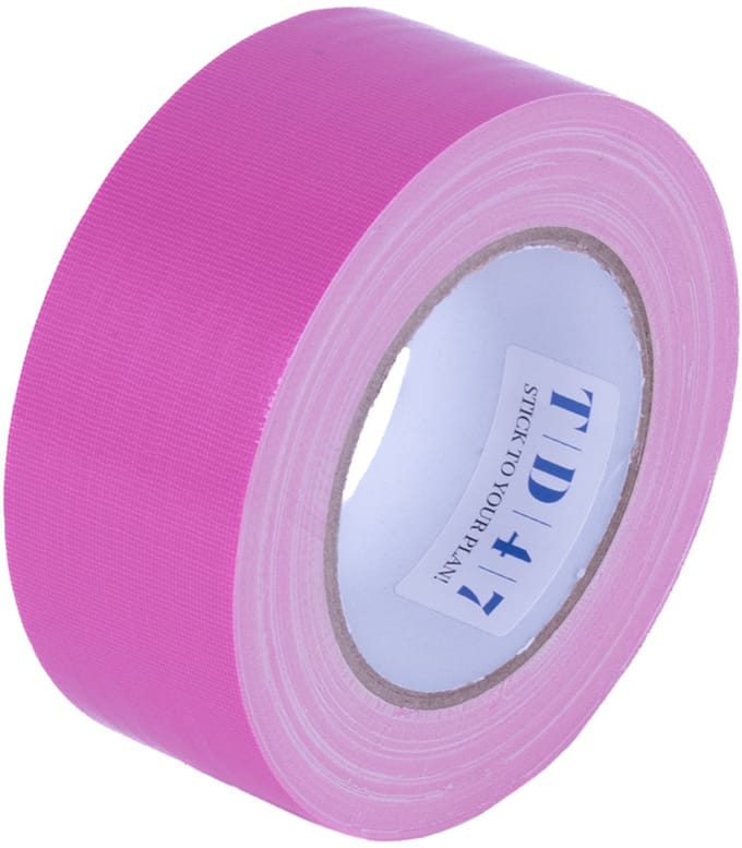 TD47 Gaffa Tape 50mm x 25m Roze
