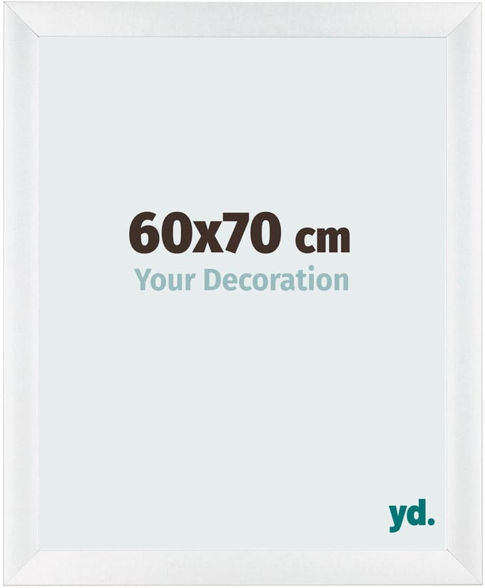 Your Decoration - Fotolijst 60x70 cm - MDF - Wit Hoogglans - Pisa