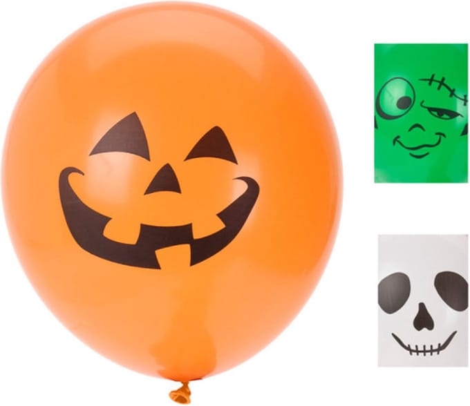3 EDM Halloween Ballonnen - LED - 72122