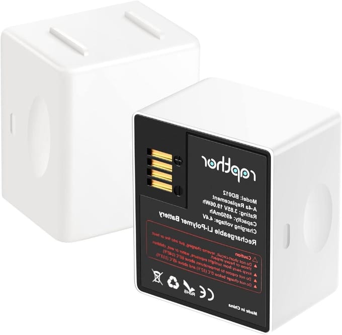 Camera Batterij - Reserve Accu - Beveiliging - Hoge Capaciteit - 4950 mAh - Zwart