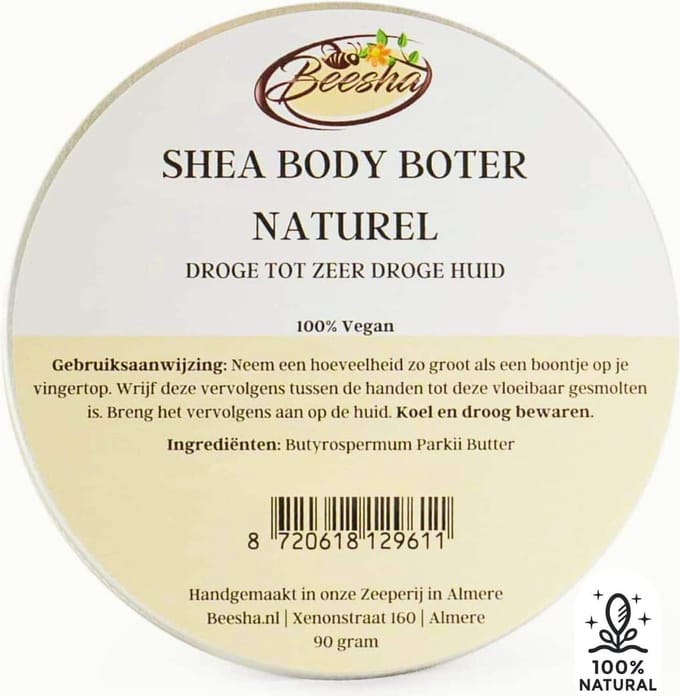 Beesha - Shea Body Boter Naturel