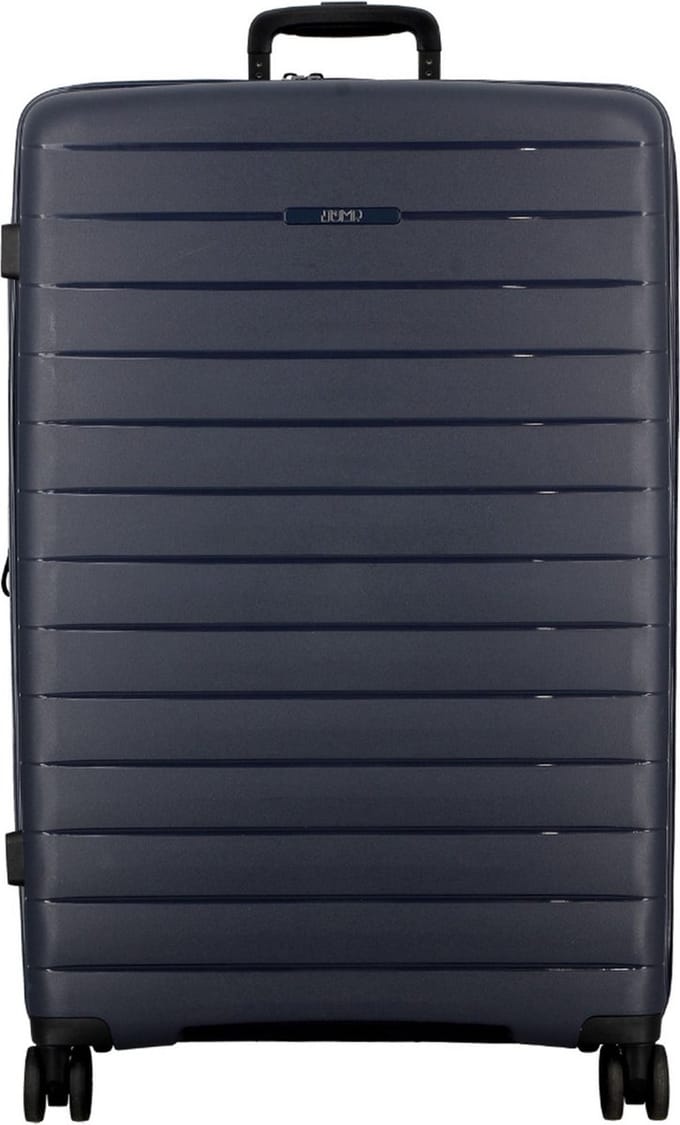 Jump Striper 4 wielen Trolley 77 cm met uitbreidingsplooi | Midnight navy