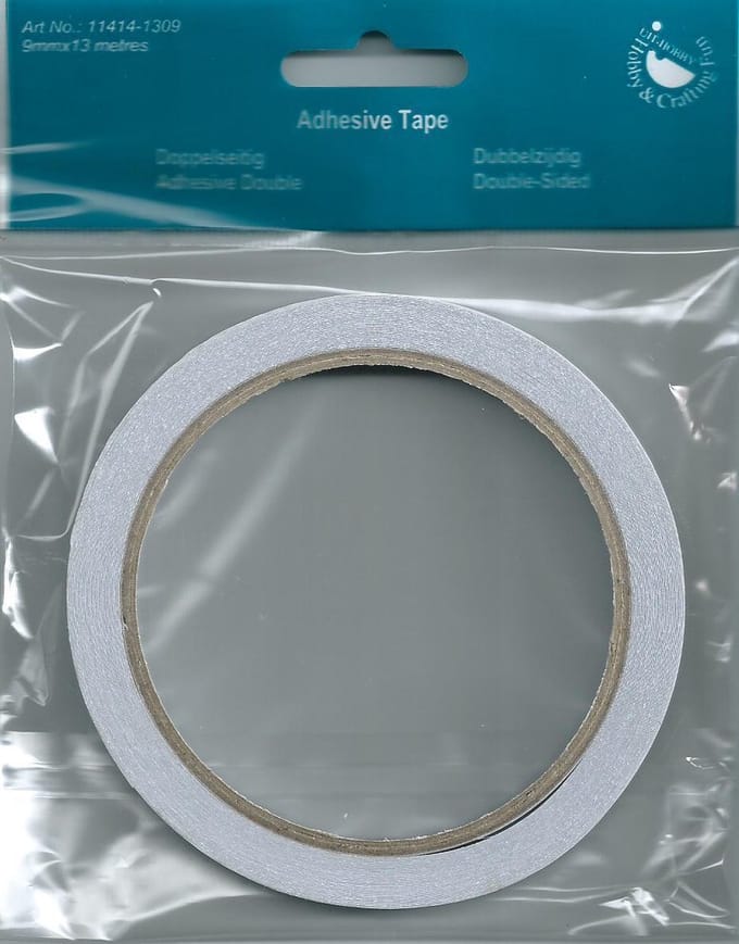 Simple Art Hobby & Crafting Fun! Dubbelzijdigtape/plakband 9 mm breed lengte 13 meter