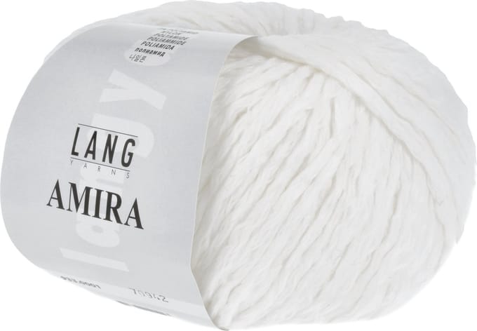 Lang Yarns Amira - 01 wit - Katoen Garen