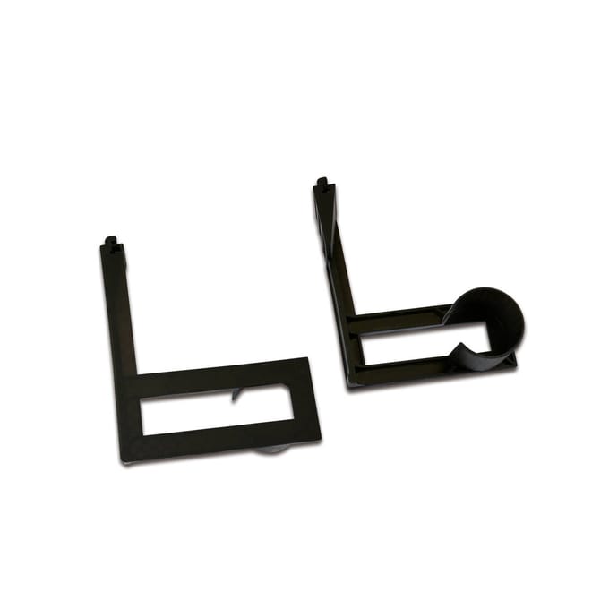 Hera Keukenrolhouder voor Intero-Line LED wandlamp, zwart