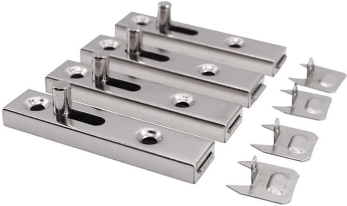 Set van 4 Metalen Meubelbouten 70 mm voor Beveiliging