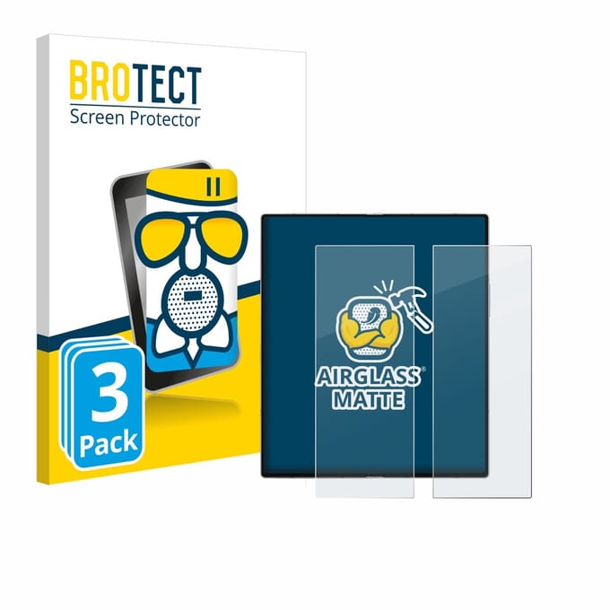 BROTECT - Screenprotector voor Samsung Galaxy Z Fold 6 5G (Inner display) - Folie Beschermfolie Beschermglas matte 3 Stuks