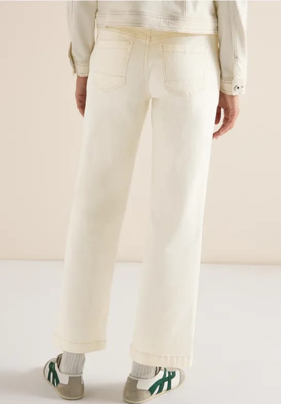 Jeans met opgezette zakken