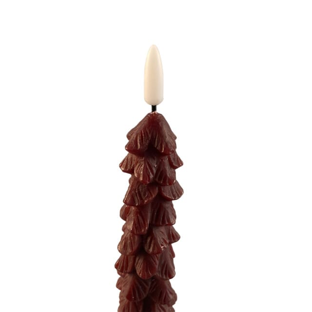 PTMD led kaars led candle - 5x5x28.5cm set van 2