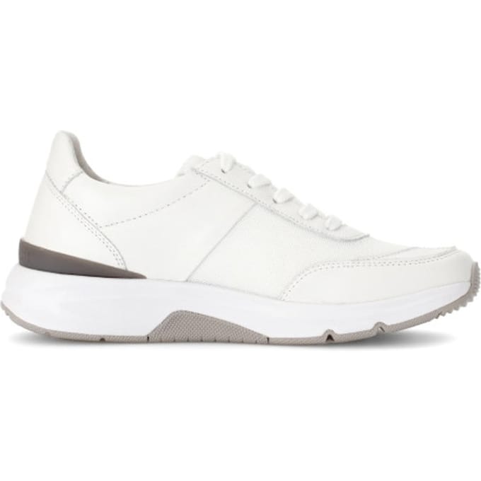 Gabor rollingsoft sensitive 66.897.50 - dames rollende wandelsneaker - Wit - maat 40.5 (EU) 7 (UK)
