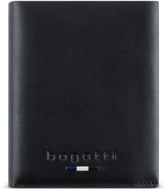 bugatti portemonnee Romeo Upright Wallet Black zwart
