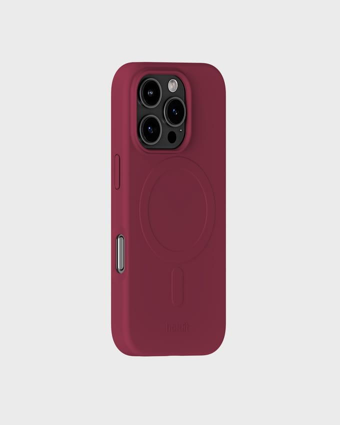 Holdit Soft MagSafe Case voor de Apple iPhone 16 Pro Max - Red Velvet