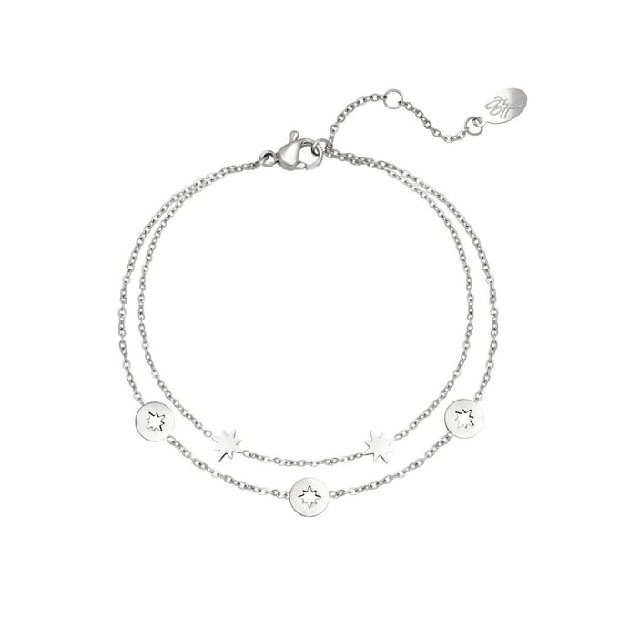 Armband startruck - Armband zilverkleurig - Ster - Yehwang