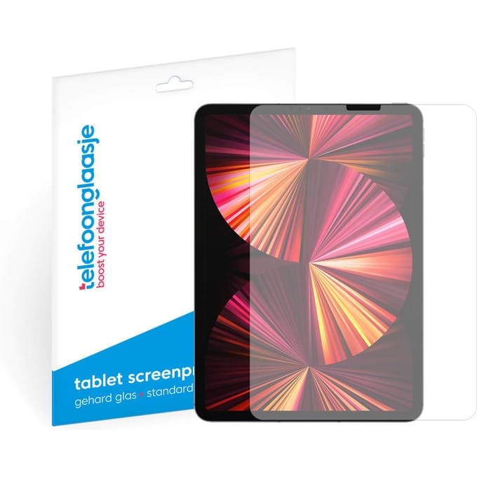 iPad Pro 2021 (11 inch) screenprotector gehard glas Case Friendly