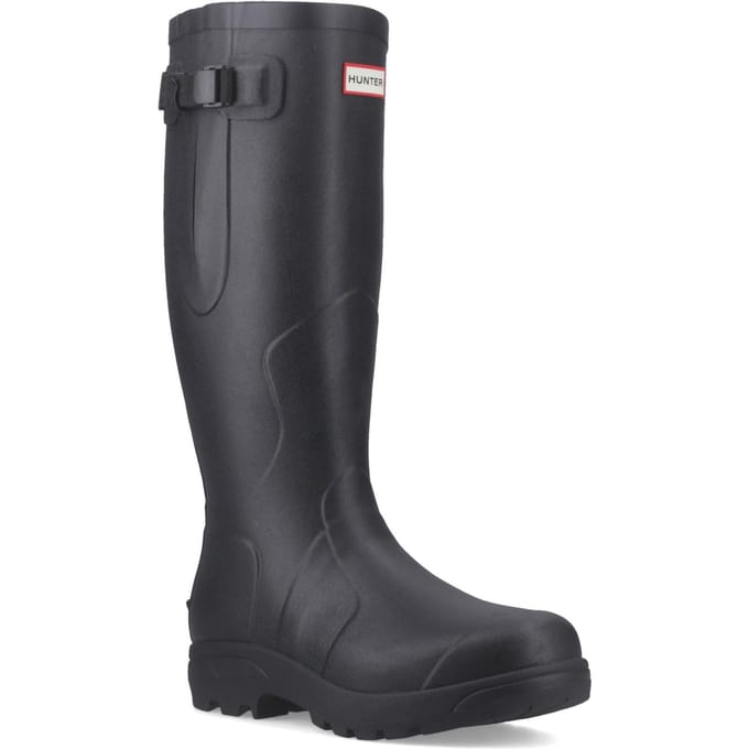 Hunter - Unisex Balmoral MKII Side Adjustable Wellington Boots Black - Maat 43