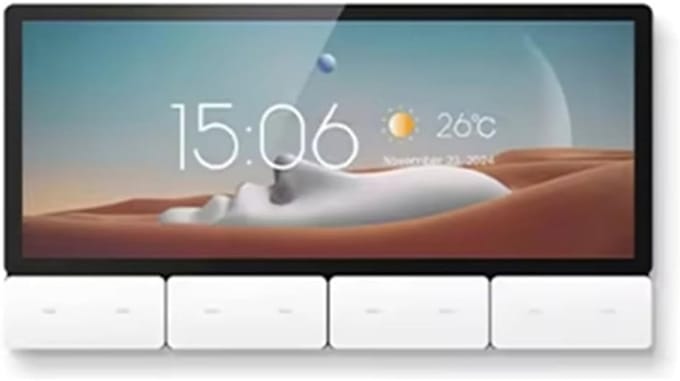 Smart Bedieningspaneel - Muur Versterker - Huis Automatisering - Ingebouwde Zigbee Gateway - 6.2 Inch Touchscreen - Wit