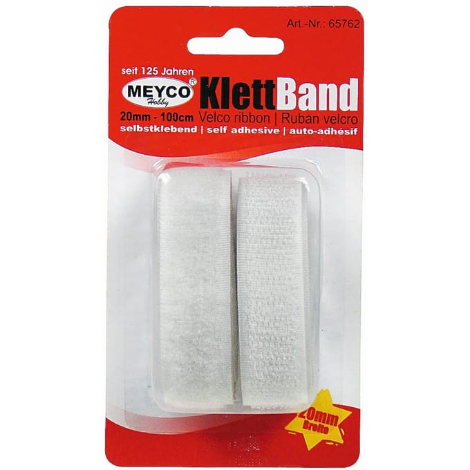 Klittenbandzelfklevend - Wit