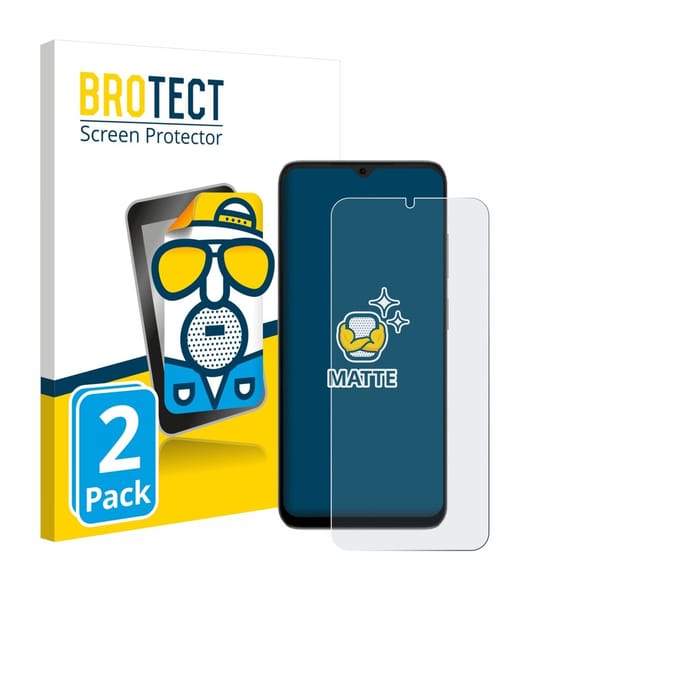 BROTECT - Screenprotector voor Doogee Note 56X Pro - Folie Beschermfolie matte 2 Stuks