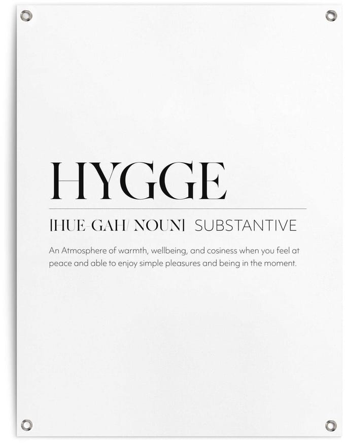 Tuinposter Hygge - 80 x 60 - Canvas - REINDERS
