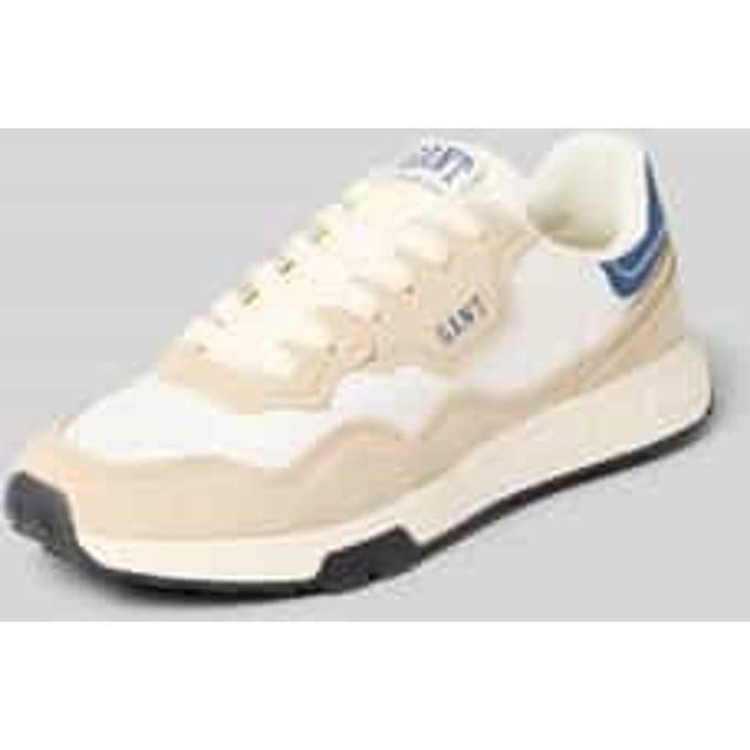Sneaker van een mix van leer en textiel model 'Youtron'