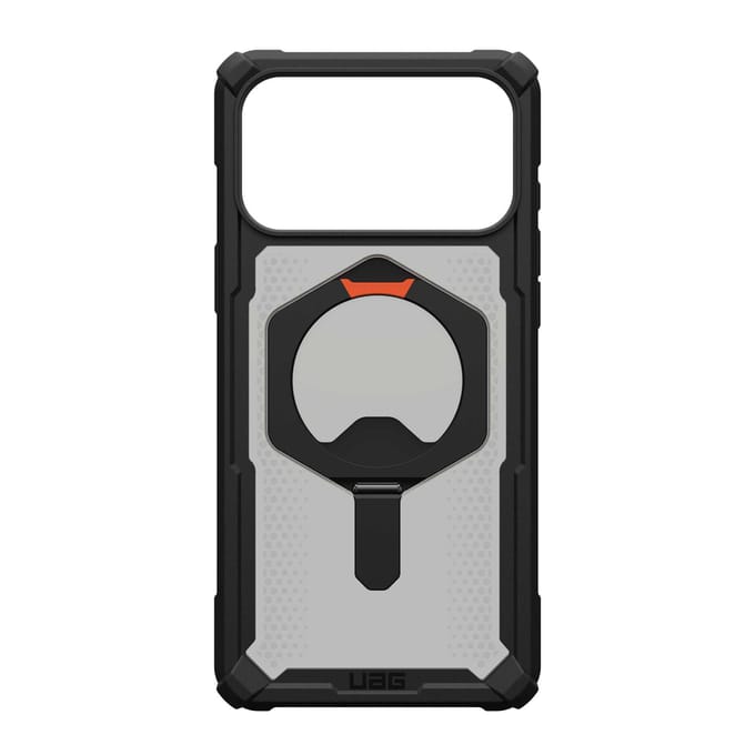 UAG Plasma XTE Backcover MagSafe voor de Apple iPhone 17 Pro Max - Black Pop Orange